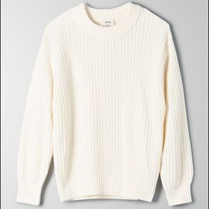 Aritzia Wilfred Essential Chenille Salette Sweater